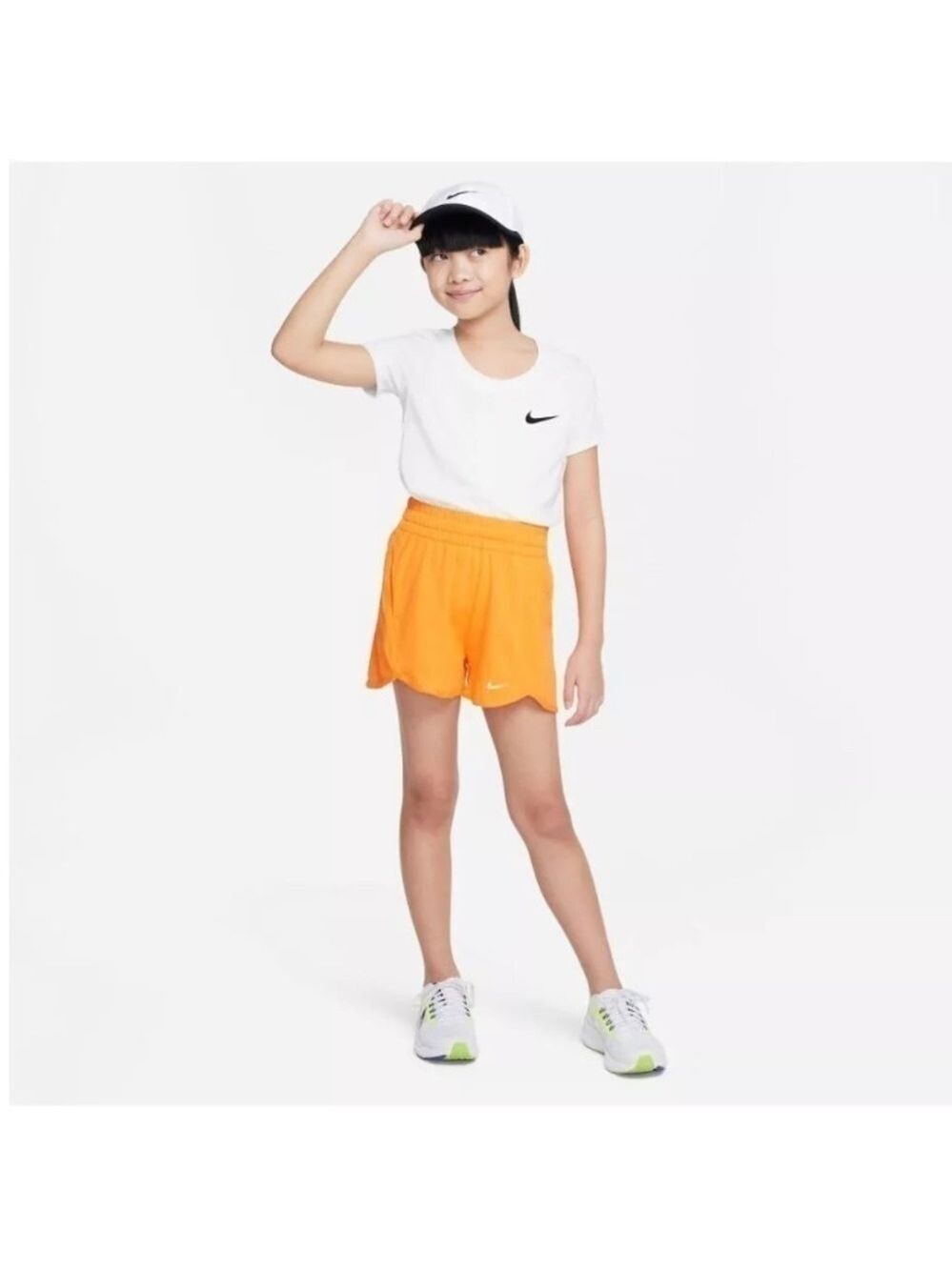 🔥NWT🔥Nike One Big Kids' LG Dri-FIT High-Waisted Woven Training Shorts